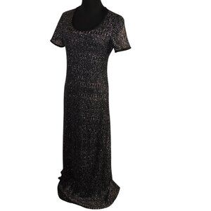 Ultra Dress New York Vintage With Metallic Threads Size 14